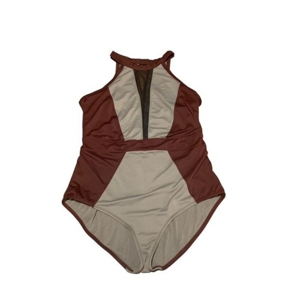 Adore Me One Piece Swimsuit Burgundy Size 1X